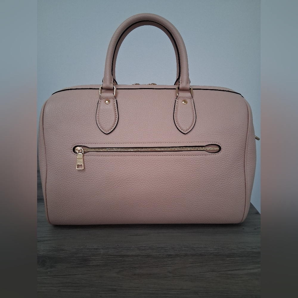NWOT Coach Rowan Large Satchel With Shell Charm - Picture 3 of 12